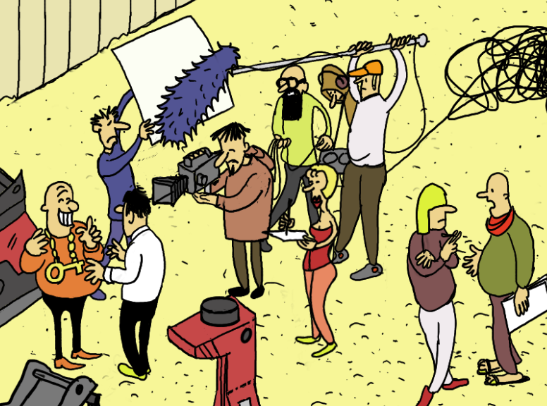 Wimmelbild von Friedhelm Maria Leistner