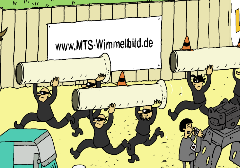 Wimmelbild von Friedhelm Maria Leistner